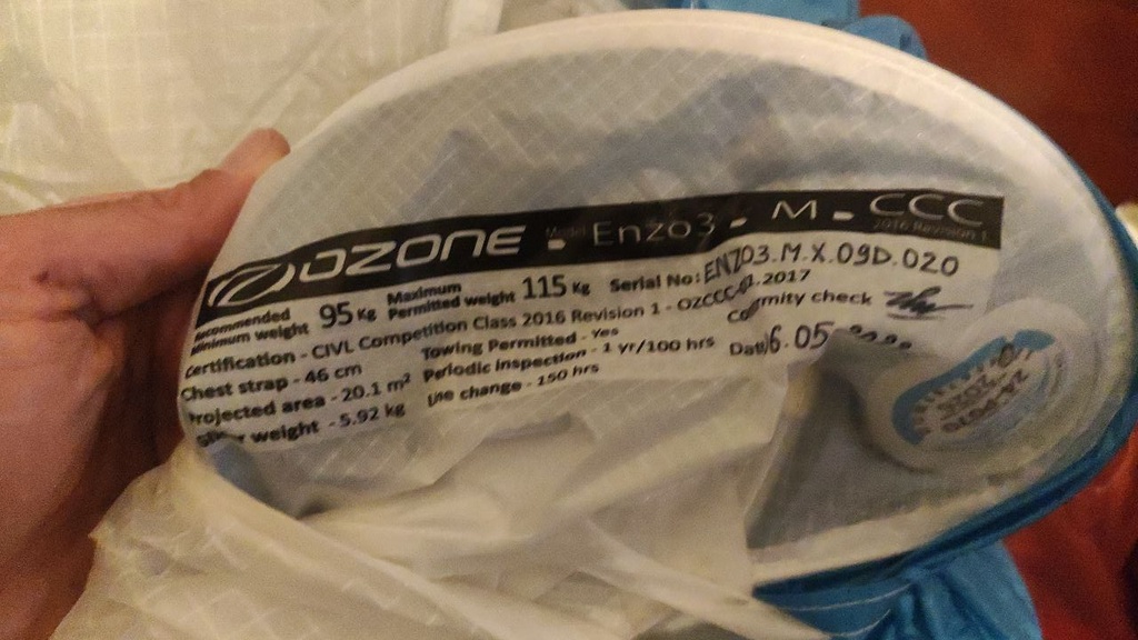 Ozone Enzo3 M (95kg - 115kg)